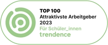 VR Top 100 Attraktivste Arbeitgeber 2023 für Schüler*innen